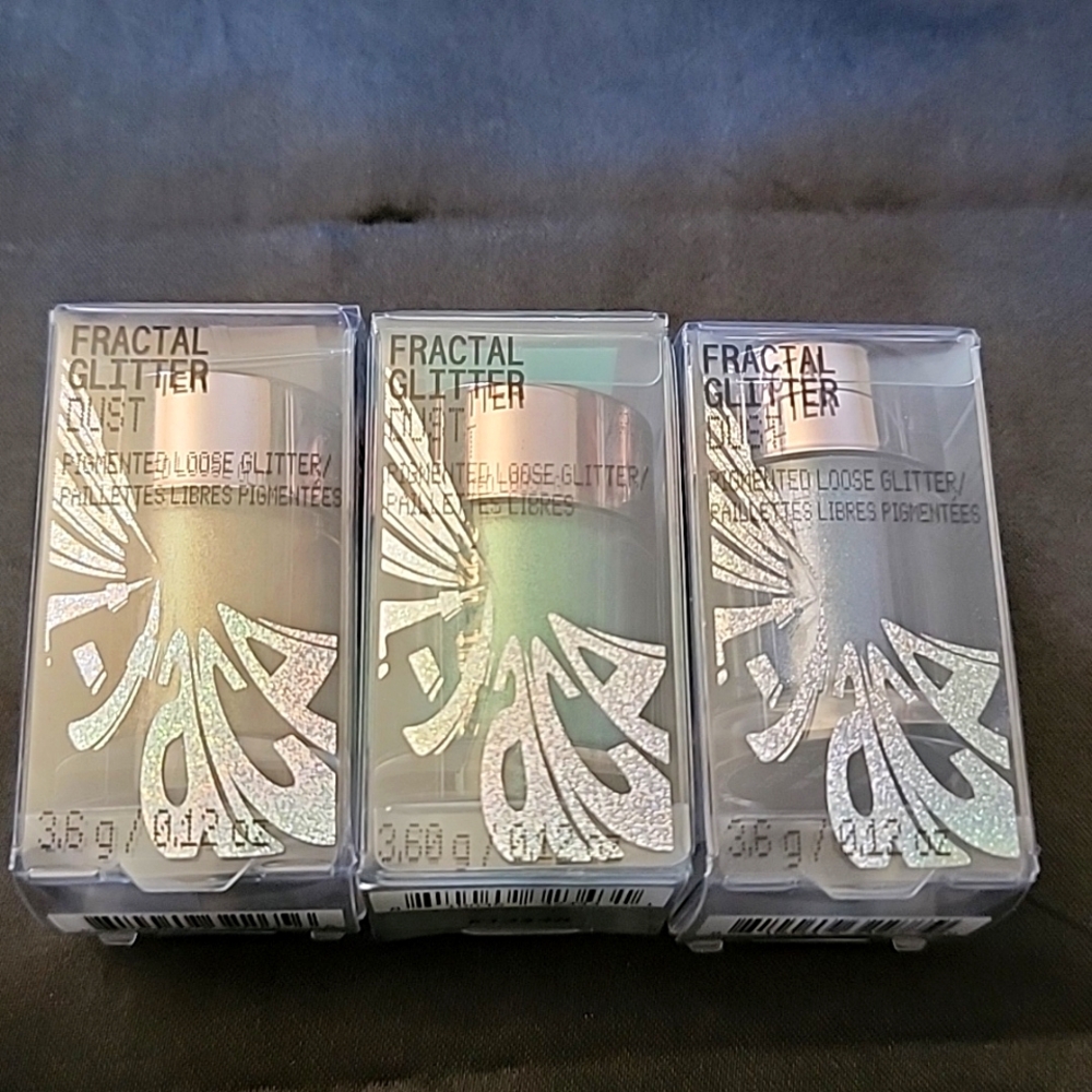 Fractal Glitter Dust Pigmented Loose Glitter by about-face bundle NIB